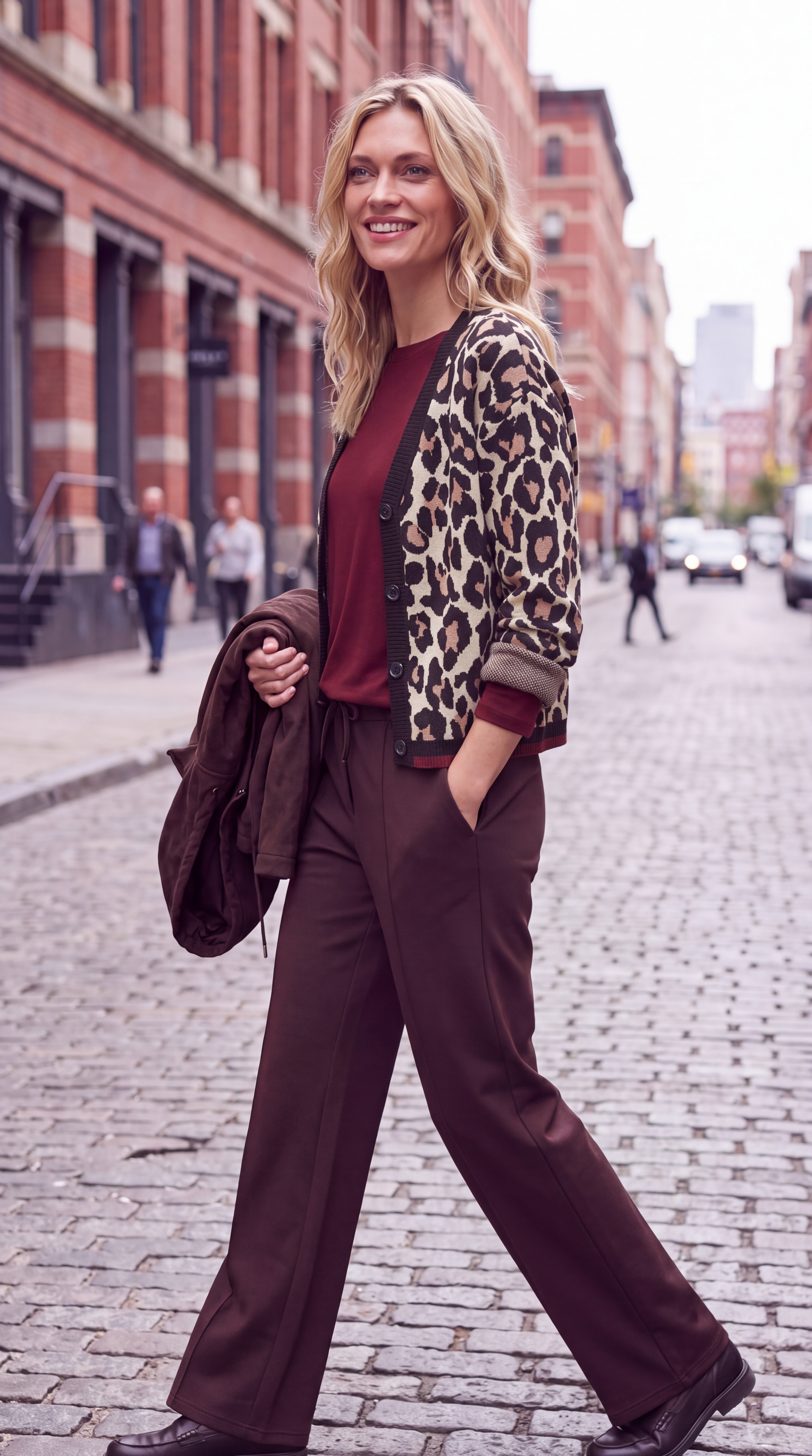 Dámsky sveter na gombíky BROADWAY NYC FASHION LEO s.WEAR 6